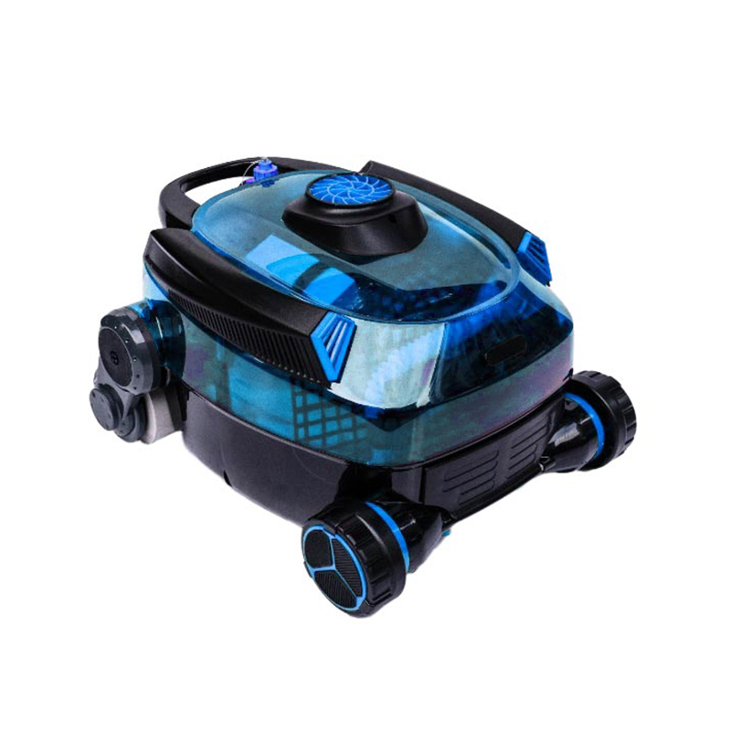 How does a fully automatic wireless pool cleaning robot make pool maintenance easy and efficient?